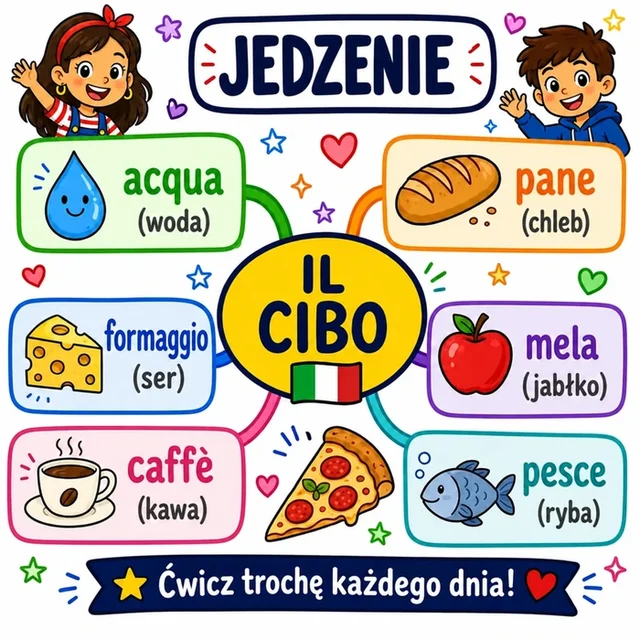 Mapa myśli: Jedzenie